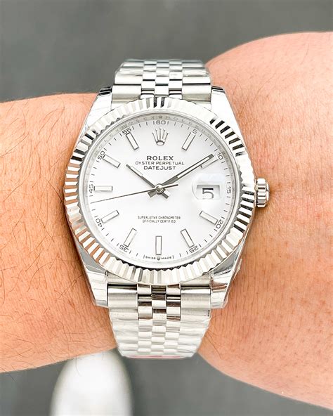 rolex 41mm for sale|Rolex datejust 41mm fluted bezel.